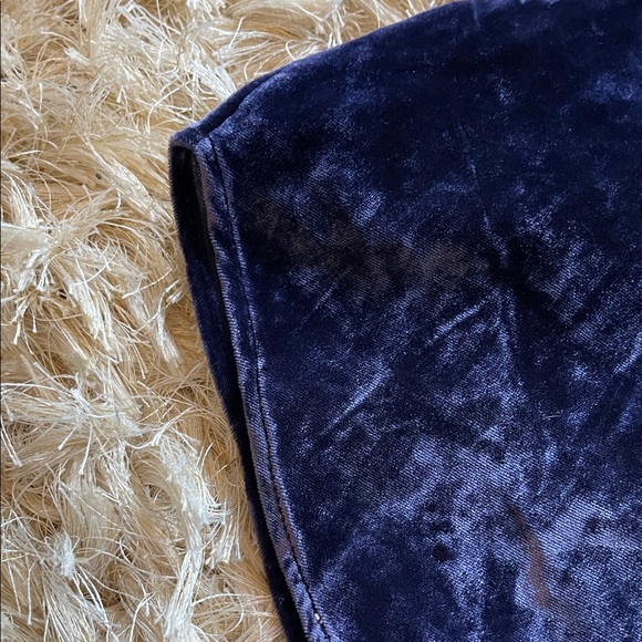Anthropologie Elegant Navy Velvet Women's Top - Picture 7 of 7